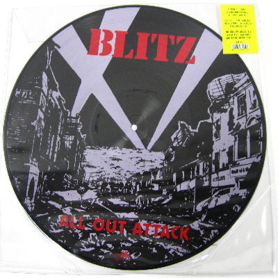 Blitz - All Out Attack - Italy LP 1997 (Get Back - GET 14P) 