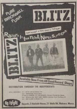 Blitz - Never Surrender / Razors In The Night