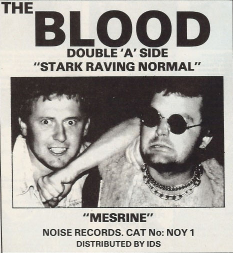 The Blood - Stark Raving Normal Advert