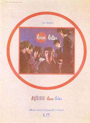 Buzzcocks - Love Bites LP Poster