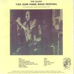 The Clash - 100 Club Punk Rock Festival 