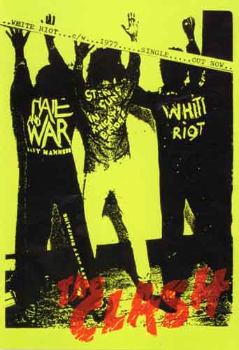 The Clash - White Riot 7" Poster