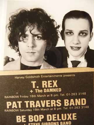 The Damned / T.Rex Tour 1977