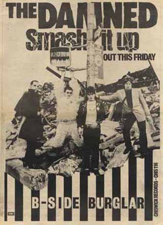 The Dammed - Smash It Up Poster 1979