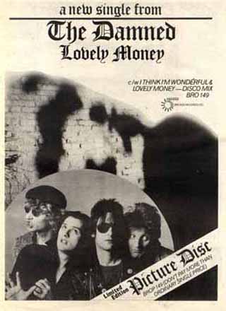 The Damned - Lovely Money Press Advert