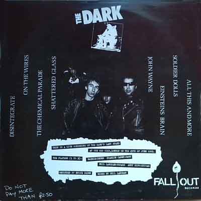 The Dark - The Living End - UK LP 1982 (Fall Out - FALL LIVE 005)