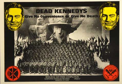 Dead Kennedys - Give Me Convenience Or Give Me Death Postcard 1