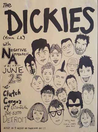 The Dickies 1982 Flyer