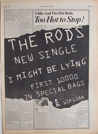 Eddie And The Hot Rods - I Might Be Lying