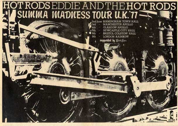 Eddie And The Hot Rods - Summa Madness Advert 2