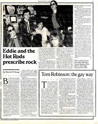 Eddie And The Hot Rods - Rolling Stone 1977