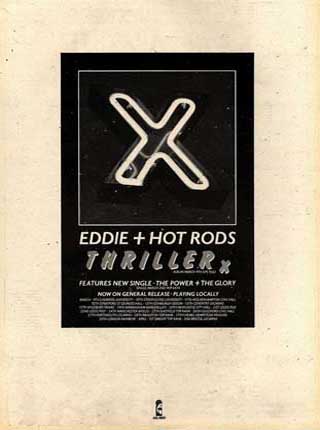 Eddie And The Hot Rods - Thriller Advert 1