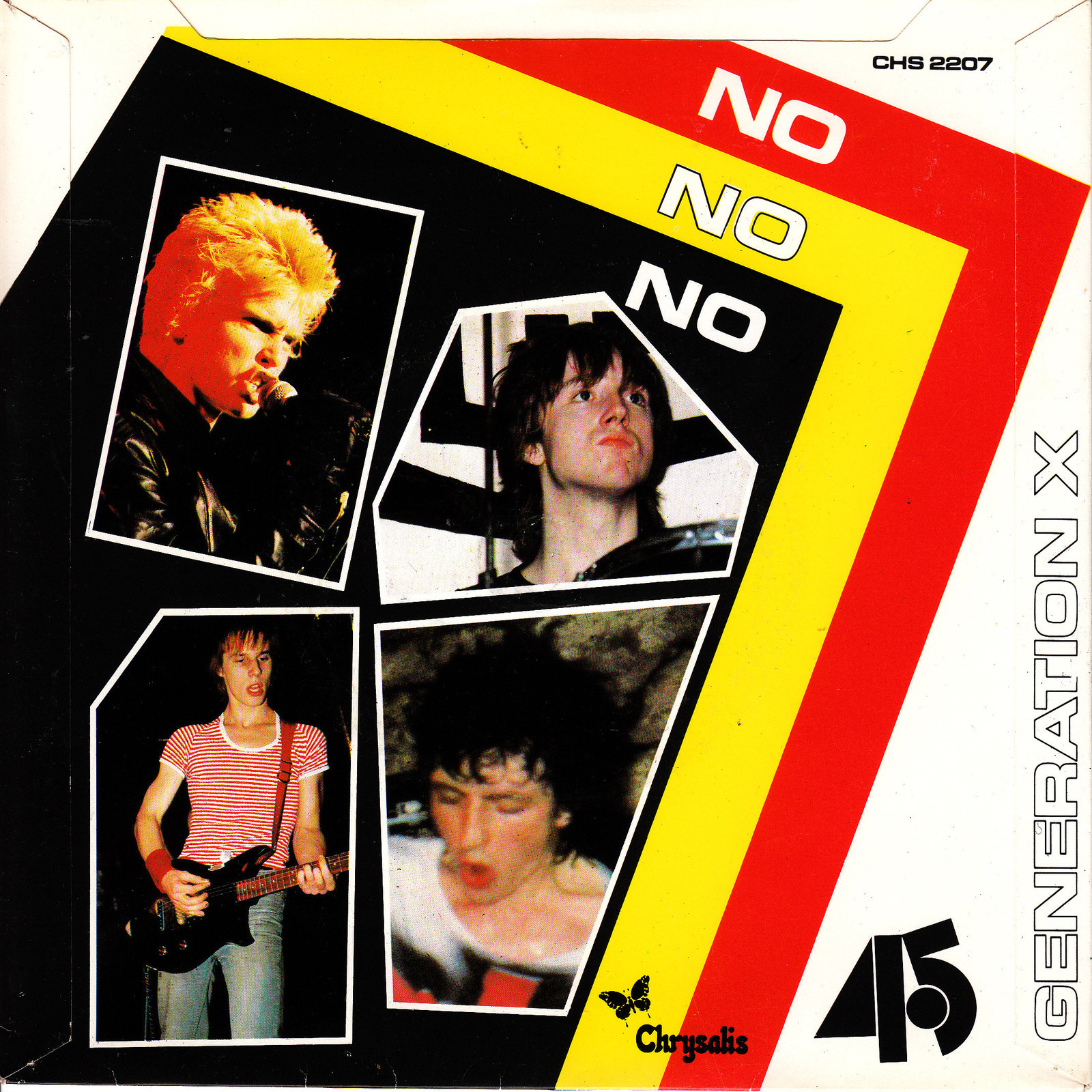 Generation X - Ready Steady Go - UK 7" 1978 (Chrysalis - CHS 2207) Back Cover
