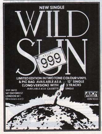 999 - Wild Sun Advert