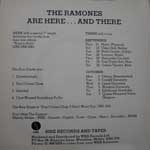 Ramones - Are Here...And There