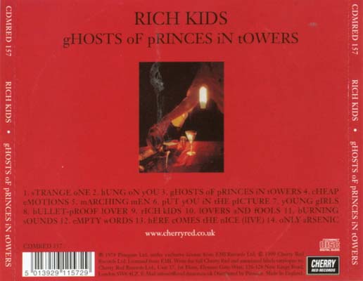 Rich Kids - Ghosts Of Princes In Towers -UK CD 1997 (Cherry Red - CDMRED 157)