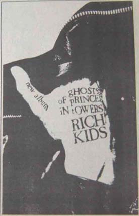 Rich Kids - Ghosts Of Princes In Towers Advert