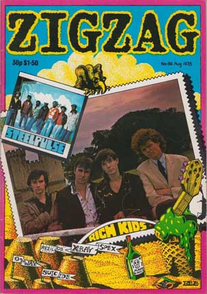 Rich Kids Zig Zag Magazine August 1978