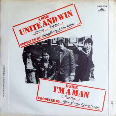Sham 69 - Unite And Win - UK 7" 1980 (Polydor - 2059 259)