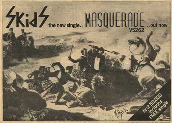 Skids - Masquerade Press Advert