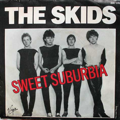 Skids - Sweet Suburbia - France 7" Front Cover