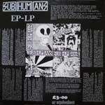 Subhumans - EP-LP