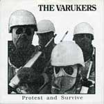 The Varukers / Krunch  ‎– Protest And Survive