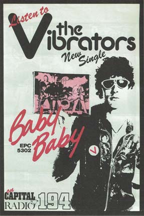 The Vibrators Baby Baby Advert