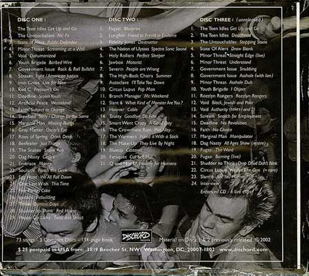 Various - 20 Years Of Dischord - US 3xCD 2002 (Dischord - DIS 125) 