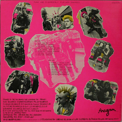 Various - Punk And Disorderly - Further Charges - UK LP 1982 (Anagram - GRAM 001)