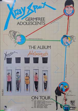 X-Ray Spex - Germ Free Adolescents LP Advert 1